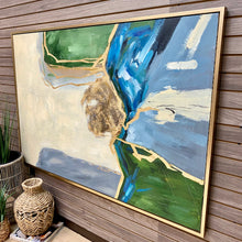 Load image into Gallery viewer, Green & Grey Abstract II