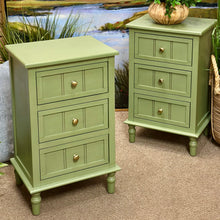 Load image into Gallery viewer, 3DRW Green Nightstand