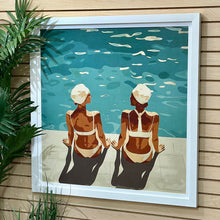 Load image into Gallery viewer, Pool Ladies Giclee Art
