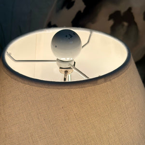 White Pierced Fish Lamp