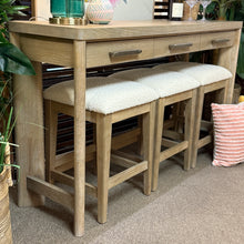 Load image into Gallery viewer, Ash Console W/Stools
