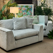 Load image into Gallery viewer, Grey/Silver Chair &amp; Half
