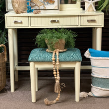 Load image into Gallery viewer, Cream Vanity W/Mirror &amp; Stool
