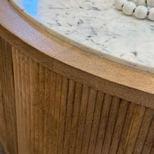 Load image into Gallery viewer, Marble &amp;  Mango Wood Coffee Table
