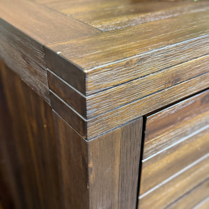 5DRW Rustic Wood Tall Dresser