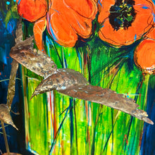 Load image into Gallery viewer, Brass Birds in Flight Sculpture
