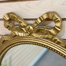 Load image into Gallery viewer, Gold Bow Mirror
