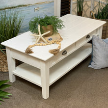 Load image into Gallery viewer, White 2DRW Coffee Table
