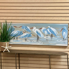 Load image into Gallery viewer, Framed Shorebird Canvas Art
