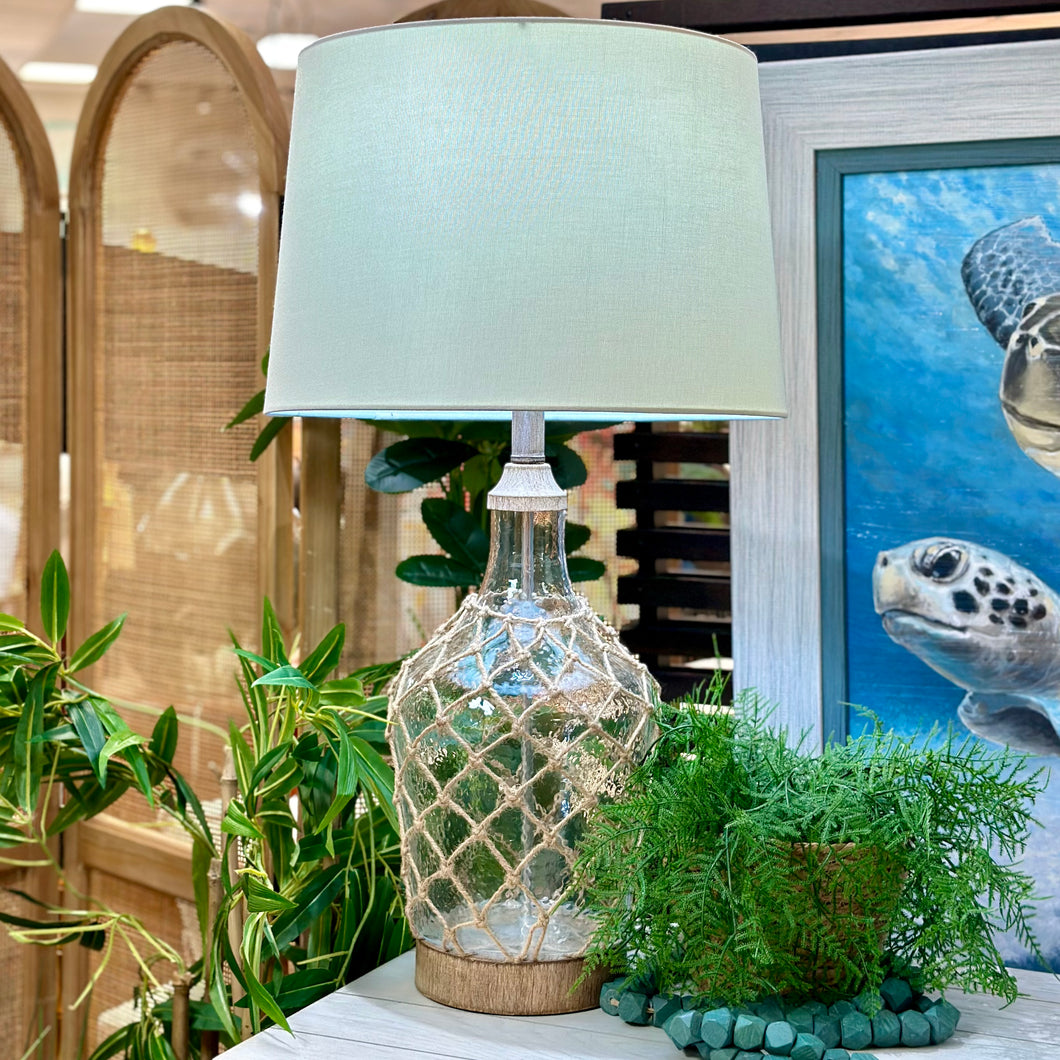 Rope Glass Lamp