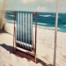 Load image into Gallery viewer, Beach Chairs On Beach Canvas
