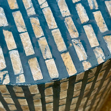 Load image into Gallery viewer, Blue  Round Capiz Table
