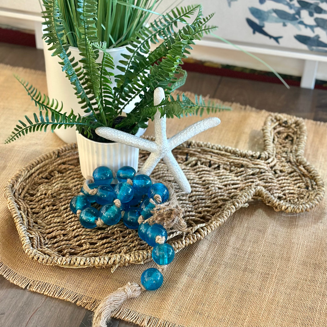 Sm Woven Rabbit Tray