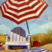 Load image into Gallery viewer, Red Framed Umbrella Art II
