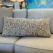 Load image into Gallery viewer, XL Gold &amp; Ivory Lumbar Pillow
