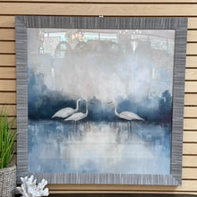 Load image into Gallery viewer, Herons Framed In Glass
