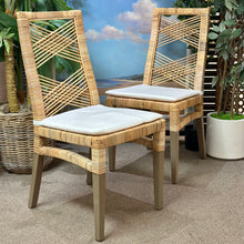 Load image into Gallery viewer, Boho Rattan Dining Chair
