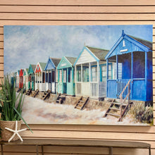 Load image into Gallery viewer, Beach Huts Canvas
