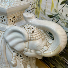Load image into Gallery viewer, White Ceramic Elephant
