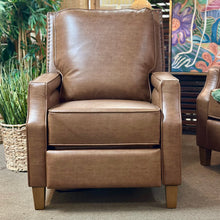 Load image into Gallery viewer, Mocha Faux Leather Recliner
