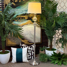 Load image into Gallery viewer, Silver/Glass Floor Lamp
