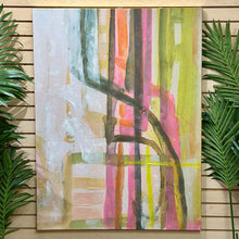 Load image into Gallery viewer, Green/Pink/Orange Abstract
