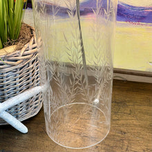 Load image into Gallery viewer, Etched Leaves Glass Lamp
