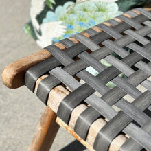 Load image into Gallery viewer, Gray Strap Outdoor Chair
