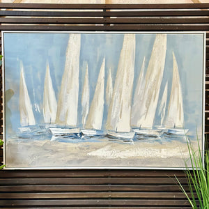 Hand Painted Regatta Art