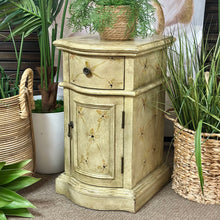 Load image into Gallery viewer, 1DRW 1DR Floral Side Table
