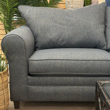 Load image into Gallery viewer, 2PC Navy Sofa W/Chaise
