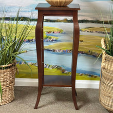 Load image into Gallery viewer, SM Dark Wood Side Table
