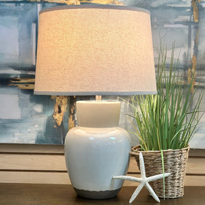 Ivory/Mocha Lamp
