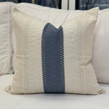 Load image into Gallery viewer, Blue/Ivory Down Pillow
