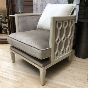 Taupe Honeycomb Chair