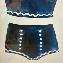 Load image into Gallery viewer, Blue Bathing Suit Art
