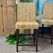 Load image into Gallery viewer, Set/2 Seagrass Counter Stools
