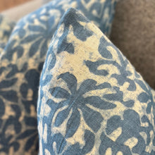 Load image into Gallery viewer, Blue Beige Down Pillow

