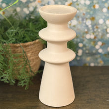 Load image into Gallery viewer, Ivory Ceramic Candle Holder
