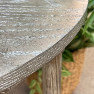 Grey Weathered Accent Table