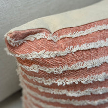 Load image into Gallery viewer, Peach Pillow w/ Fringe
