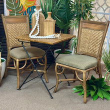 Load image into Gallery viewer, 3PC Rattan/Bamboo Dining Set
