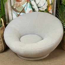 Load image into Gallery viewer, Grey Donut Swivel Chair
