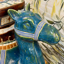 Load image into Gallery viewer, Teal Ceramic Camel

