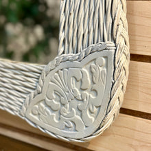 Load image into Gallery viewer, Pier1 White Wicker Mirror
