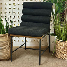 Load image into Gallery viewer, Black Channel Dining Chair
