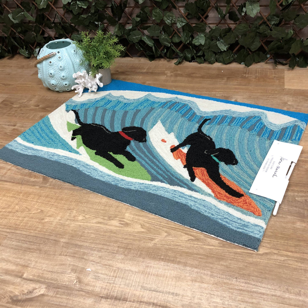 Surfer Dog Indoor/Outdoor Rug