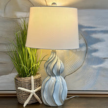 Load image into Gallery viewer, Blue Wavy Lamp
