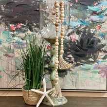 Load image into Gallery viewer, Tall Green Candle Hurricane
