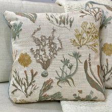 Load image into Gallery viewer, Sea Life Motif Pillow
